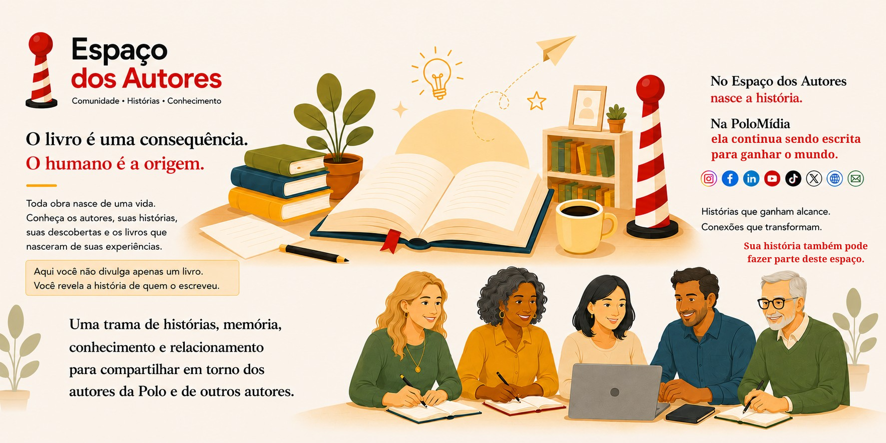 Espaço dos Autores — PoloPrinter